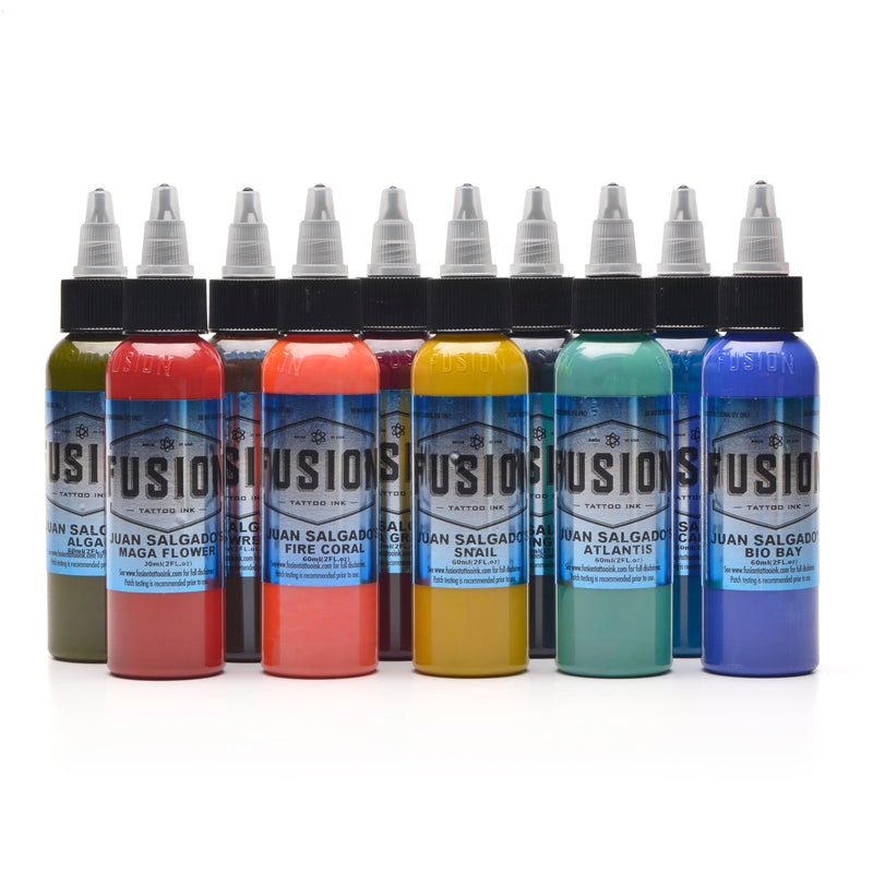 Fusion Ink Tattoo 12 Color 1 Ounce Professional Primary Set 100 Authentic  HOT  eBay