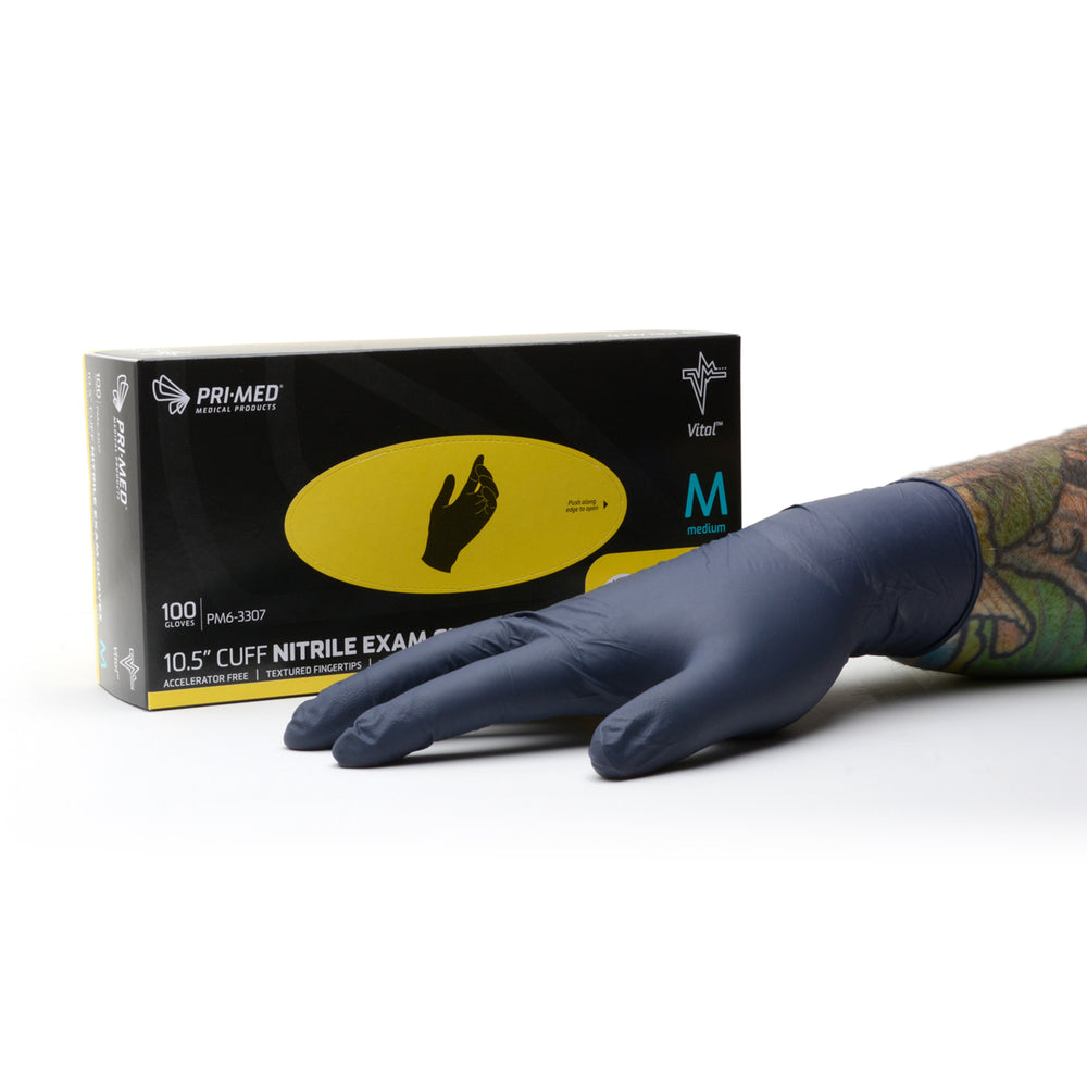 primed vital nitrile gloves 1 - Tattoo Supplies