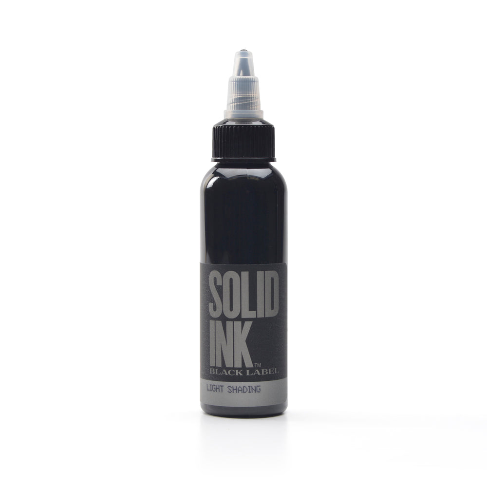 SOLID INK Black Label  Grey Wash Light Shading - Tattoo Supplies
