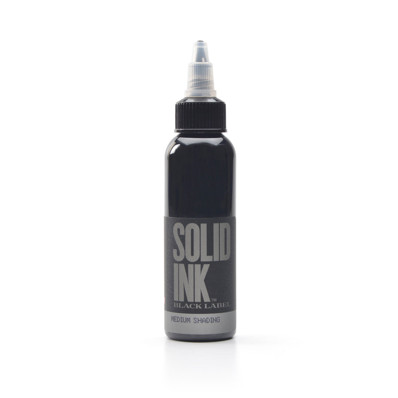 SOLID INK Black Label  Grey Wash Medium Shading - Tattoo Supplies