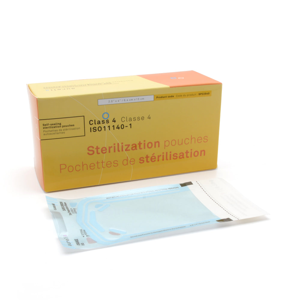 aurelia 2 1 2 x 4 inch sterilization pouches - Tattoo Supplies