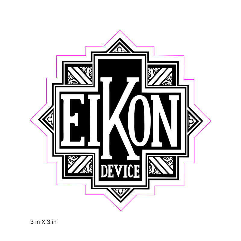 EIKON B&W Cross Sticker Tattoo Supplies