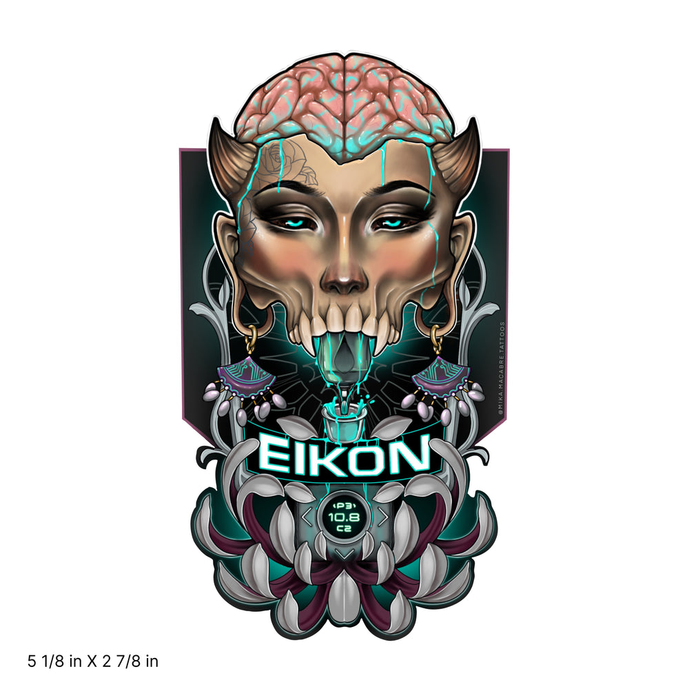 EIKON _ Draw All Night 2022 Mika Macabre Winners - Sticker Tattoo Supplies