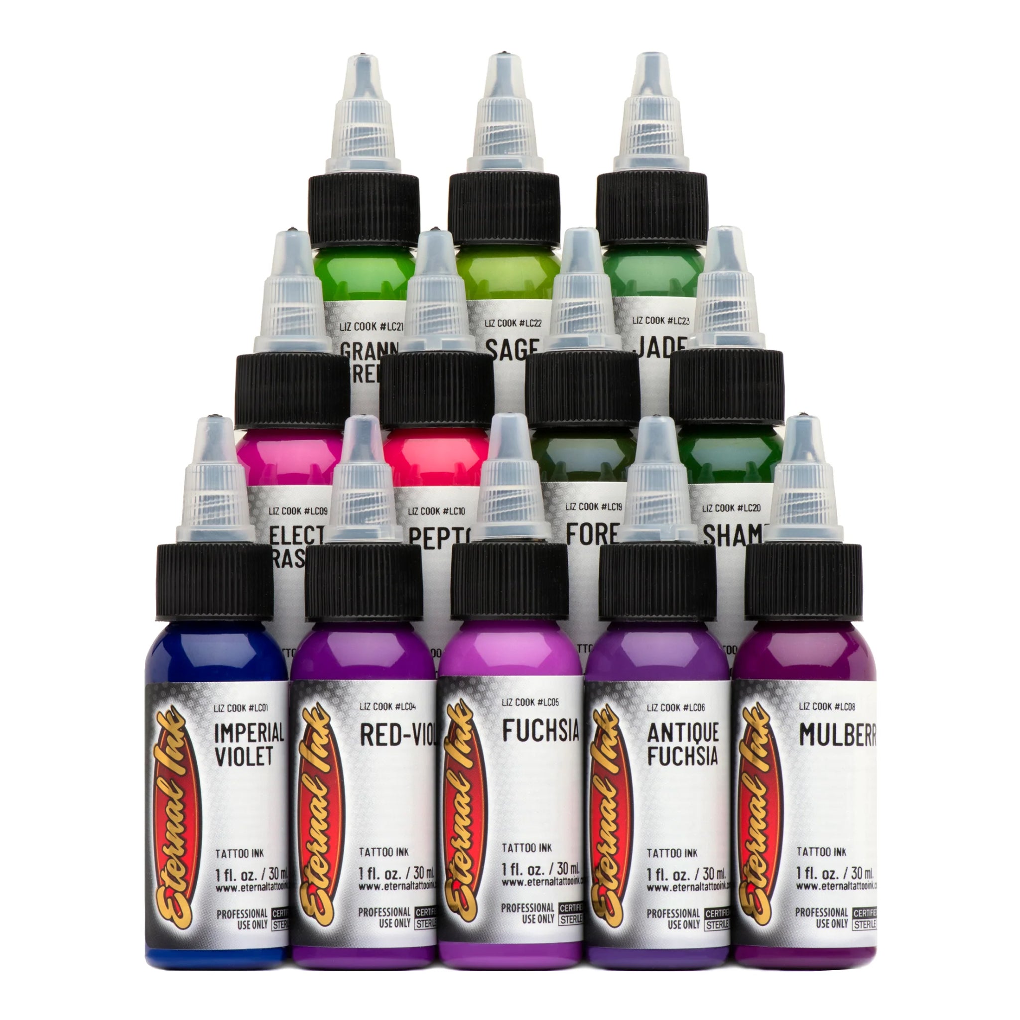 Eternal Ink Liz Cook Signature Series 12-Colour Set – Eikon Tattoo